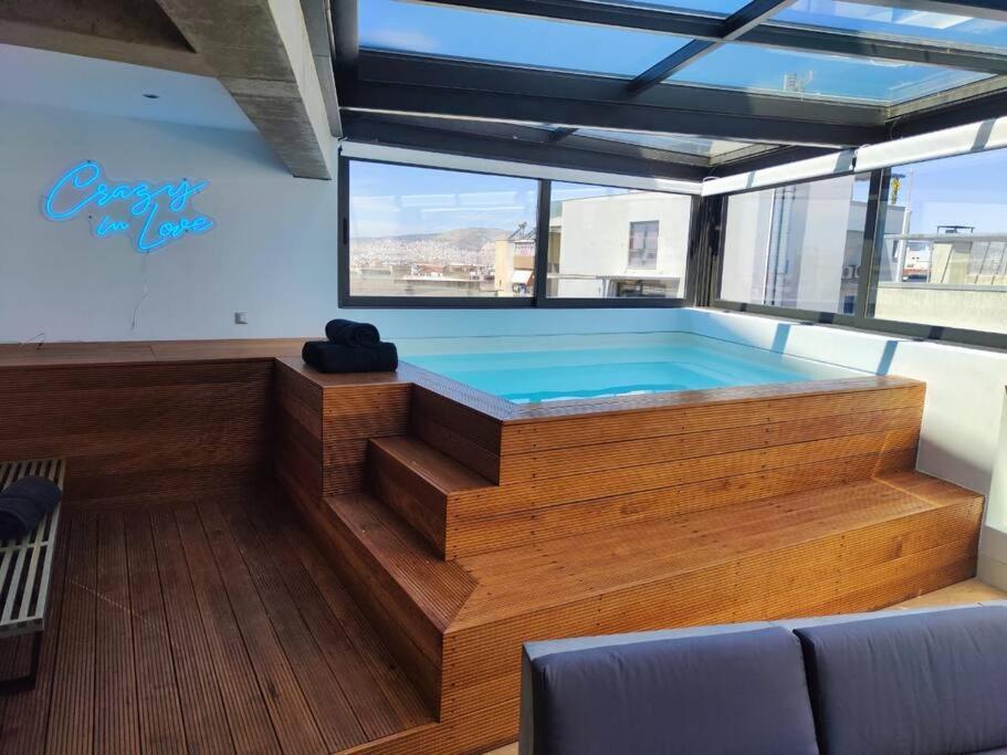 アテネGazi Pool Houseアパートメント エクステリア 写真